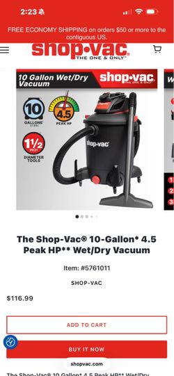 Shop vac