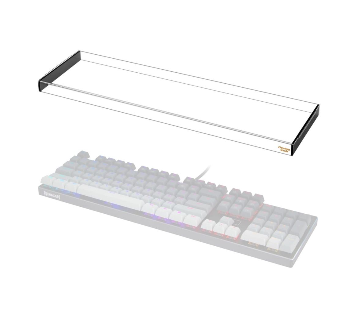 Desing Wish Keyboard Cover, Redragon K556, Clear Acrylic For 104 Keys NEW!! NIB