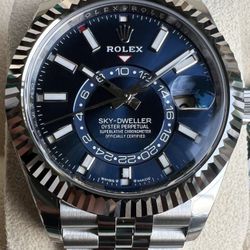 New Style Rolex Sky-Dweller 336934 42 Blue Jubilee 
