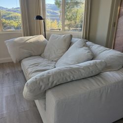 Restoration Hardware Cloud Luxe Perennials Performance Couch 
