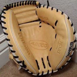 Brand New Wilson A2000 DPCM 33" Blonde Baseball Catchers Glove Mitt Glove Size 33"
