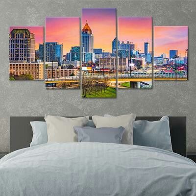 Atlanta Skyline Canvas Wall Art Prices Start at $79.94🔥Get It Here 👇StunningCanvasPrints,com👈