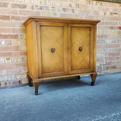 Mid Century Cabinet or Small Credenza Vintage