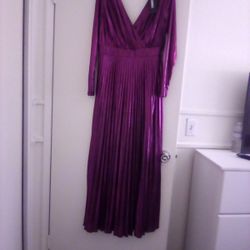 Elegant Dress Black And Hot Pink