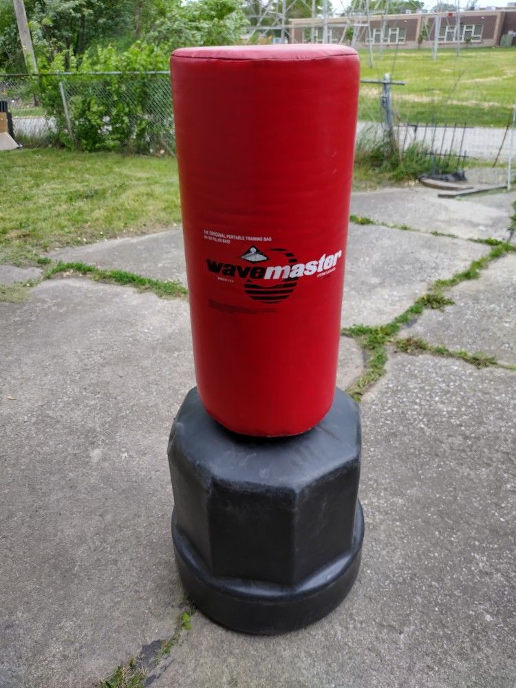 Wave Master Punching BAG Free Gloves 🥊 Adjustable Heights