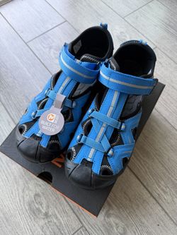 Brand New Merrell HYDRO BLUE/BLACK Water Sandals Shoes For Boys Girls Size 5