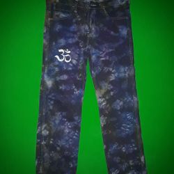 Levi 30x32 Custom Tiedye Jeans with Embroidery
