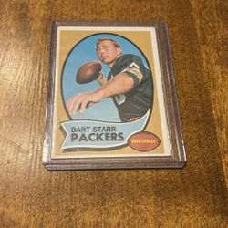 Green Bay Packers Bart Starr 1970 Topps