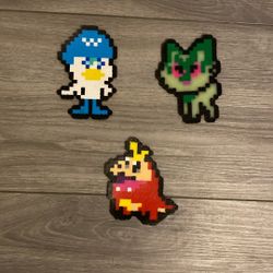 Gen 9 Starters Pokemon Perler Beads