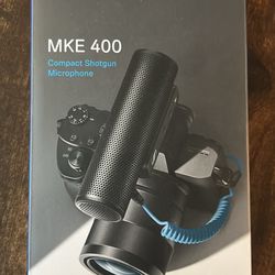 Brand new Sennheiser MKE 400 shotgun microphone 