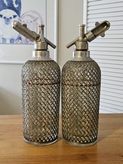 Vintage Soda Siphon Seltzer Bottles
