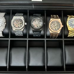 Luxury Men Automatic Stainless Steel Watch 