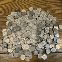 500 ($50 Face Value) 90% Silver Roosevelt Dimes Coins