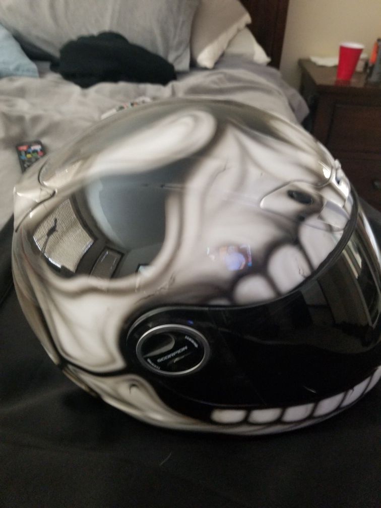 Scorpion custom paint Motorcycle helmet