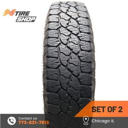 Set of 2 Used  10.5/32  LT  215/85R16  115/112R  Goodyear  Wrangler Workhorse AT