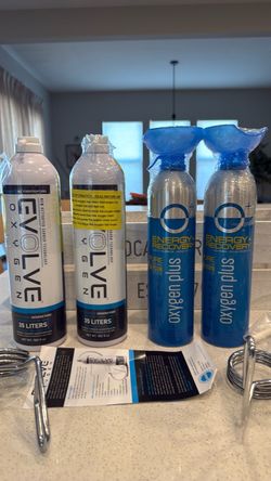 Portable Oxygen Canisters – Evolve & O+ Bundle