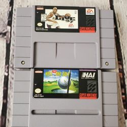 SNES NBA Live 97 Hole In One Golf Combo Super Nintendo 