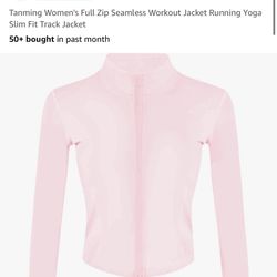 Pink Bbl Jacket Gym Xs