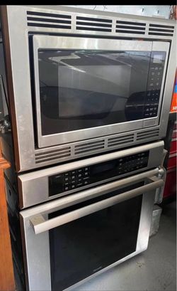Thermador wall microwave + oven