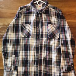 Red White and Blue - LEVIs - XL Flannel