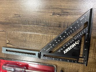 Husky Adjustable Rafter / Layout Square – Multi-Angle Measuring Tool