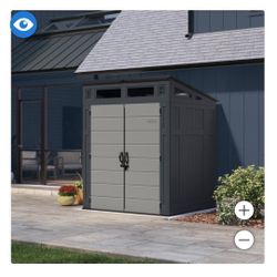 Suncast 6' x 5' Modern Shed $700.         1