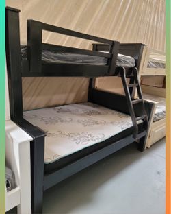 Bunk beds / Litera twin full con colchones / Camas nuevas