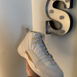 OvO Retro Jordan 12’s (white Colorway)