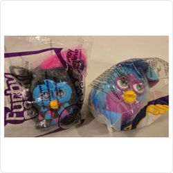 Vintage McDonald's Happy Meal Furby Toys (Sealed Bag Pair – 2000 & Furby Boom)