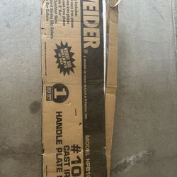 Weider #100 Cast Iron Handle Plate Set – 100 lb – New, Open Box