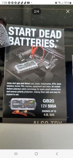 New battery starter