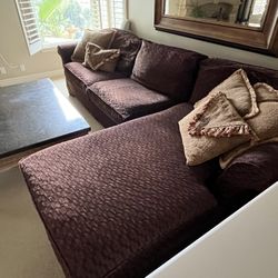Plush Down Sectional With slip Cover-deep Seating