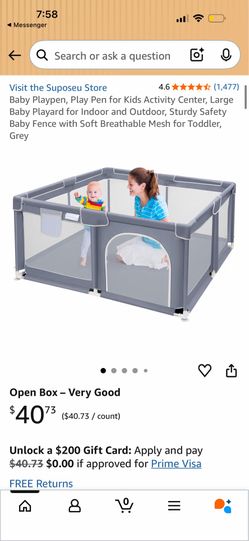 $30 small playpen ( I feel like perfect size)