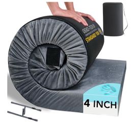Memory Foam Camping Mattress Pad-72x24x4