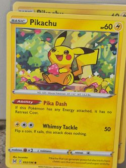 Pikachu 60 50  O52 196
