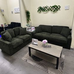 2 piece corduroy sofa and loveseat set