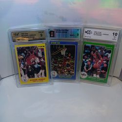 3 Card Lot ! (3) 1(contact info removed) Star Co Michael Jordan  Rookie Cards 