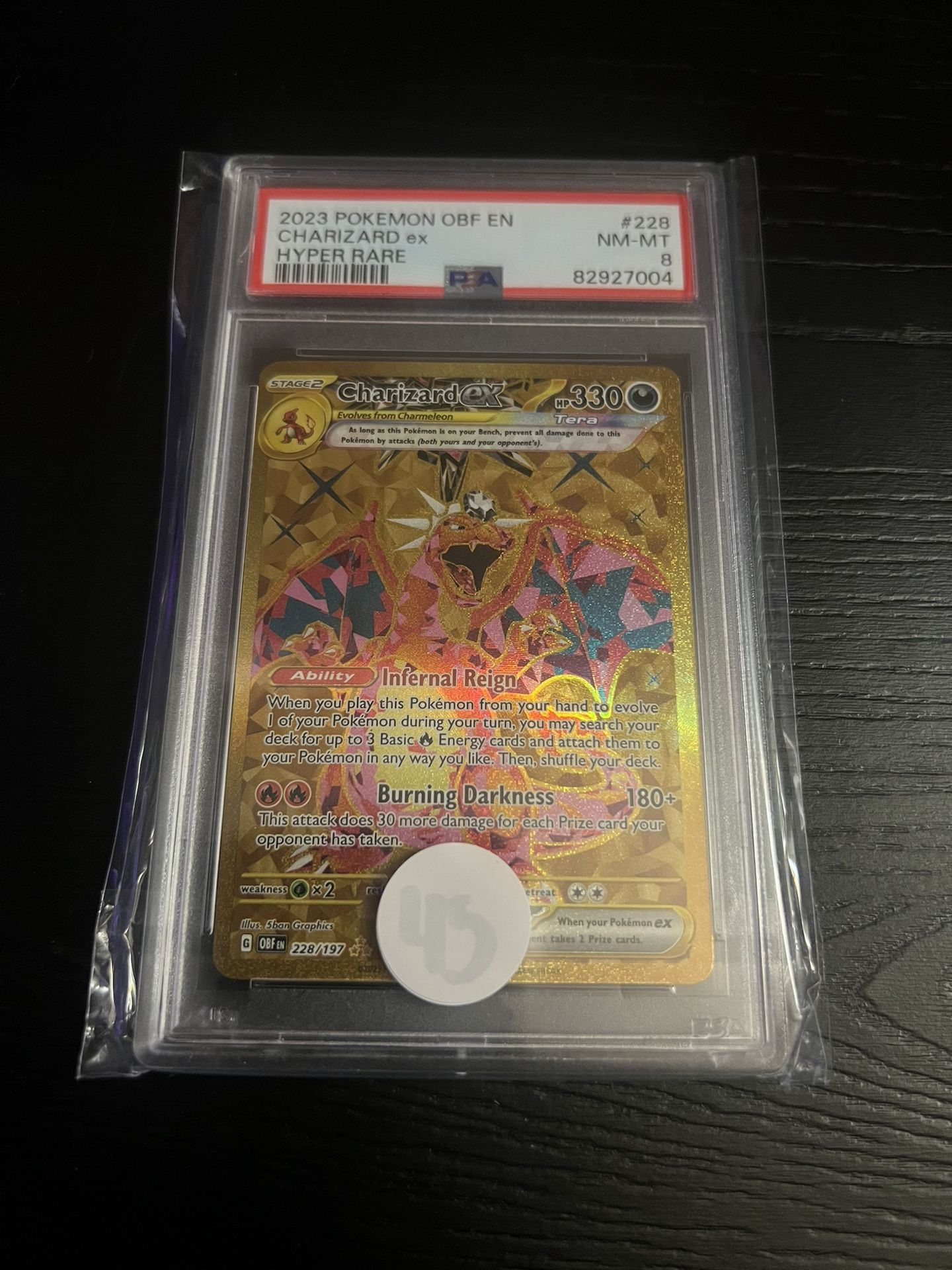Pokemon Charizard PSA 8