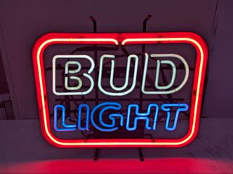 Vintage Bud Light Neon Sign