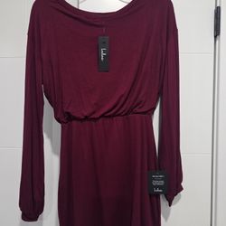 Lulus Maroon Dress