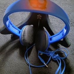 Skullcandy ...Brand Deluxe Full Stereo Headset Blue & Blk.