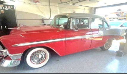 1956 CHEVROLET BEL AIR 4 DOOR V8 $13.900