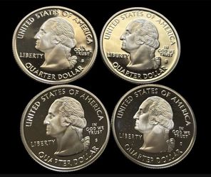 Coin USA S. 25 cents. 2004, 2006 , 2008