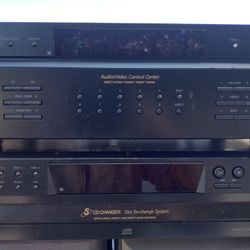 Sony Stereo Receiver And CD Player