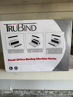 TruBind Small Office Binding Machine - Lightly Used - Paid $230