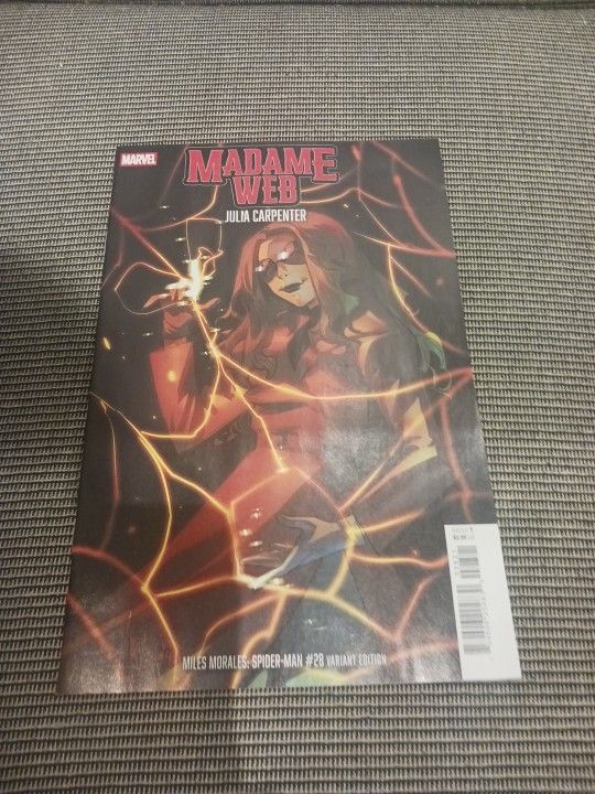 MILES MORALES SPIDERMAN 28 MIRKA ANDOLFO MADAME WEB VARIANT NM 2025
