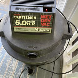 Used Craftsman Wet/dry Vac 