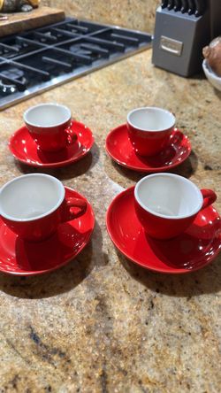 Four expresso cups