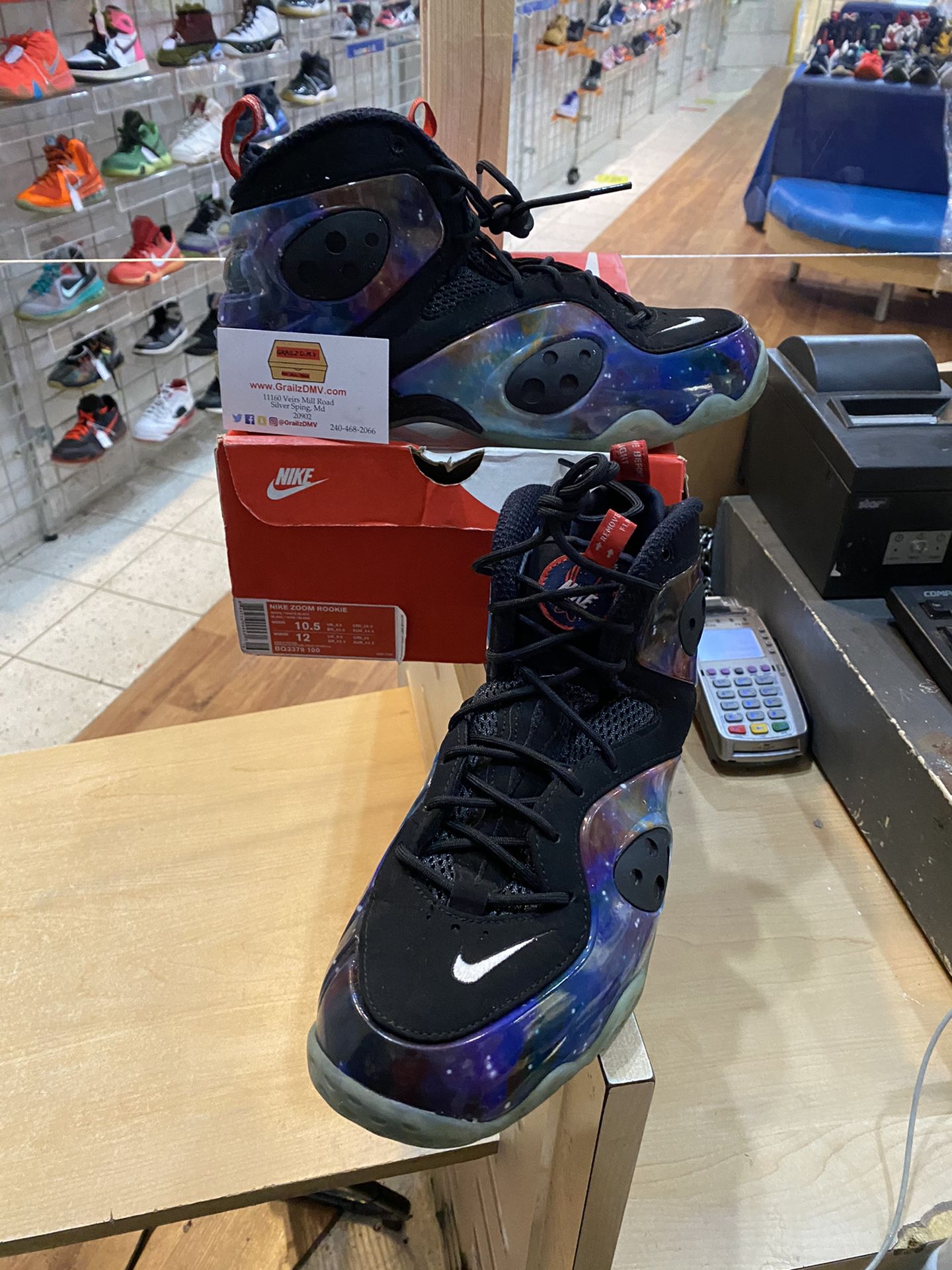 Nike Zoom Rookie PRM Retro Galaxy 2019 Size 10.5