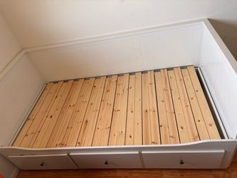 Ikea day bed with 3 dresssers